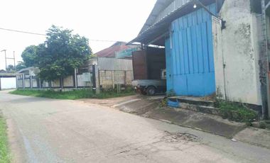 Gudang Dijual murah pinggir jalan raya akses kontainer