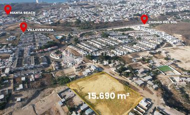 Terreno en Venta Los Gavilanes, Sur de Manta