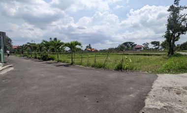 Tanah SHM 1 Jtaan/m2 Kalasan View Sawah - Promo Cicilan 0% 12x