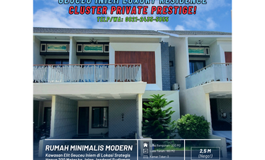 Dijual Rumah Mewah Fully Furnished Dalam Cluster Elit di Kawasan Geuceu Iniem Kota Banda Aceh