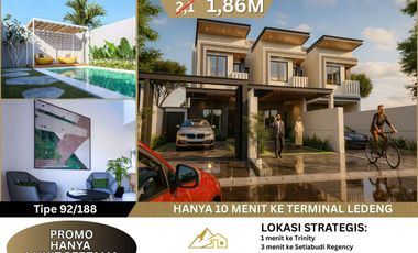 LIMITED EDITION! Rumah Customized Desain di Mainroad Sersan Bajuri Dekat Isola Setiabudi Sukasari Lembang