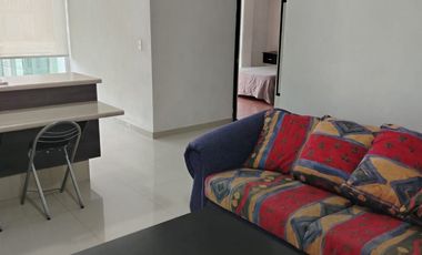 Departamento amueblado  zona Angelopolis, cerca a Univ. IBERO y Tec. de Monterrey, 2 recamaras, 2 baños 1 auto $13,000