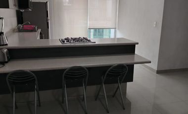 Departamento amueblado  zona Angelopolis, cerca a Univ. IBERO y Tec. de Monterrey, 2 recamaras, 2 baños 1 auto $13,000