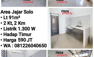 Rumah dijual di Desa Jajar, Karangasem, Surakarta, Jawa Tengah
