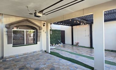 CASA DE RENTA EQUIPADA EN JARDINES DEL LAGO (CERCA GARITA CENTRO), MEXICALI