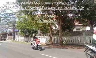 DIJUAL & DISEWAKAN GUDANG/ EX PABRIK PURWOREJO, JAWA TENGAH