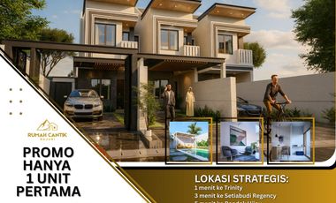 Dijual Rumah Baru Customized Design di Mainroad Sersan Bajuri Cihideung Trinity Setiabudi Lembang