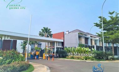 Rumah 2lt 8x15 120m Type 3KT Cluster Mississippi JGC Jakarta Garden City