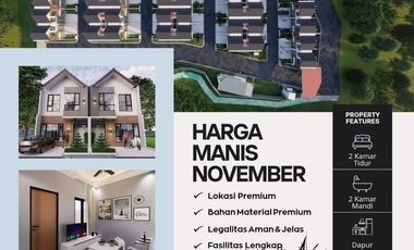 Diskon Puluhan Juta Dekat Cipageran Cimahi Rumah 2 Lantai Balkon Indah