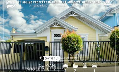 3-Bedroom, 2-Bathroom Fully-Renovated Bungalow House for Sale – Timog Residences, Angeles City, Pampanga