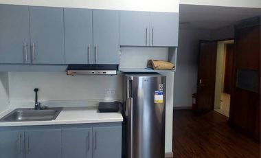 FULLY FURNISHED 53sqm CONDOMINIUM UNIT STUDIO TYPE WITH BALCONY For Rent Lease  in Malayan Plaza Ortigas Center Pasig  near ADB Ave Megamall Podium