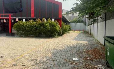 Disewakan kavling komersil pinggir jalan karang tengah luas 1200m hrg 525jt /thn