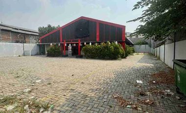 Disewakan kavling komersil pinggir jalan karang tengah luas 1200m hrg 525jt /thn