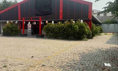 Disewakan kavling komersil pinggir jalan karang tengah luas 1200m hrg 525jt /thn