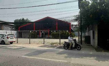 Disewakan kavling komersil pinggir jalan karang tengah luas 1200m hrg 525jt /thn