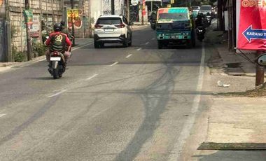 Disewakan kavling komersil pinggir jalan karang tengah luas 1200m hrg 525jt /thn