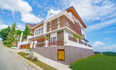 For Sale 3-Storey House For Sale with City and Sea View in Talisay City Cebu