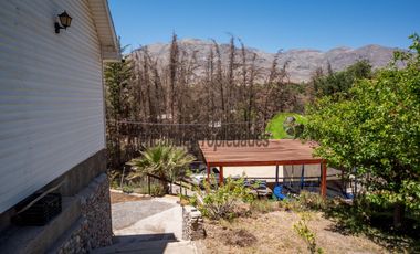 Venta de parcela con linda casa, agua y electricidad instalada, frutales y piscina. Vicuña. $254 millones
