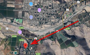 Venta de parcela con linda casa, agua y electricidad instalada, frutales y piscina. Vicuña. $254 millones