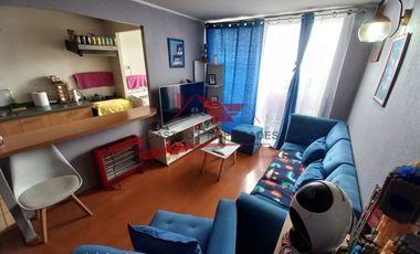 Hermoso Departamento Cuarto Piso, 3 Dormitorios y 1 Baño , Villa Tres Montes, Comuna de Quilicura.