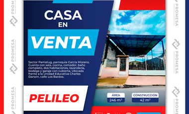 CASA - PELILEO, Sector pamatug, Parroquia Garcia Moreno, Ecuador