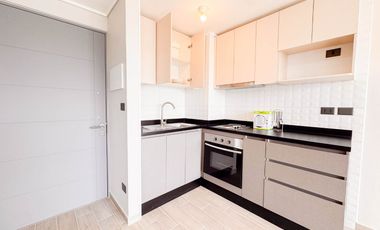 Departamento en Edificio Rozas Condell · Arriendo $450.000   semiamoblado