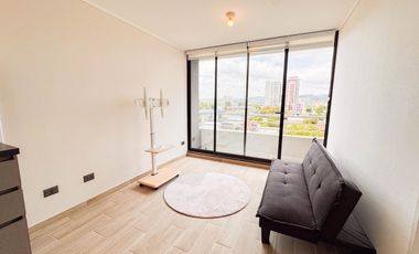 Departamento en Edificio Rozas Condell · Arriendo $450.000   semiamoblado