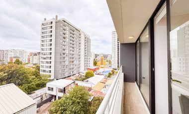 Departamento en Edificio Rozas Condell · Arriendo $450.000   semiamoblado