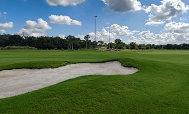 EN VENTA LOTE EN CAMPO DE GOLF EN MERIDA, YUCATAN. OPORTUNIDAD. URGE VENDER. TODO LISTO PARA CONSTRUIR