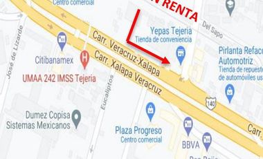 BODEGAS TOTALMENTE NUEVAS EN RENTA UBICADAS EN  TEJERÍA, VERACRUZ, VER.