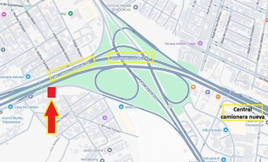 Terreno - Bodega en VENTA / RENTA sobre Calzada Lázaro Cárdenas en ESQUINA