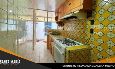 RENTA DE DEPARTAMENTO VIADUCTO PIEDAD MAGDALENA MIXIHUCA