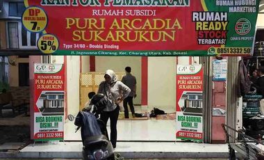 Puri Arcadia Sukarukun Rumah Subsidi terdekat dengan stasiun cikarang