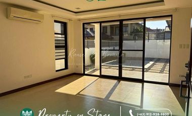 2-Storey House with Swimming Pool for Rent located in Angeles City, Pampanga