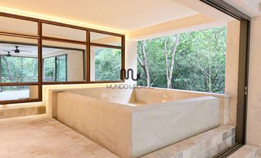 Departamento en venta en Artila Tulum  luum zama aldea zama con alberca y terraza