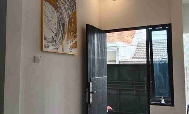 RUMAH BARU 2 LANTAI MINIMALIS MURAH LOKASI DI PERUMAHAN. PONDOK WAGE INDAH 2 KEC. WARU ALOHA