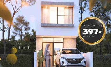 Rumah 2 Lantai Harga 1 Lantai Di Cihanjuang Bebas Biaya Legalitas