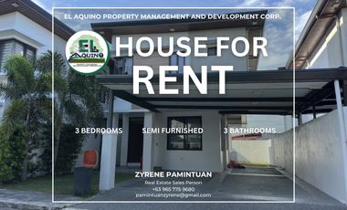 3 Bedrooms- Semi Furnished House for Rent in Friendship Hi-way