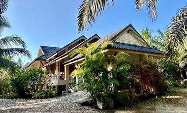 House with Land for Sale – 7 Rai, by Takua Pa Canal, Peaceful and Private Natural Setting