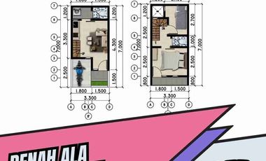 Rumah 2 lantai di Nginden Surabaya