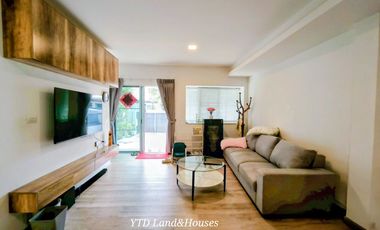 For sale/rent 2-storey townhome near Mega Bangna, best location in the area, Indy 2 Bangna-Ramkhamhaeng 2, corner house with mezzanine in master bedro