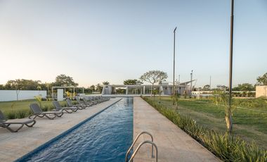 VENTA TERRENO EN BLANCA RESIDENCIAL, MERIDA, YUCATAN.  CON TODOS LOS SERVICIOS, BIEN UBICADO, PREVENTA.