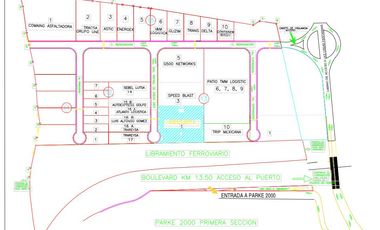 Lotes en renta en fraccionamiento Parke 2,000 puerto de veracruz justo a la  entrada del Boulevard conocido como kilometro 13.5 ,acceso a la zona port