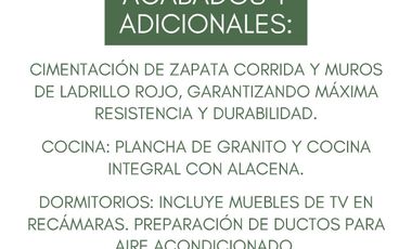 PRONTA ENTREGA - CASA EN PARQUE SINALOA