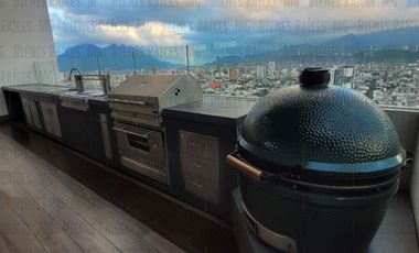 Tu nuevo hogar en el corazón de Monterrey — Departamento en Torre República con ALBERCA, muy bien ubicado en el centro y con vistas espectaculares