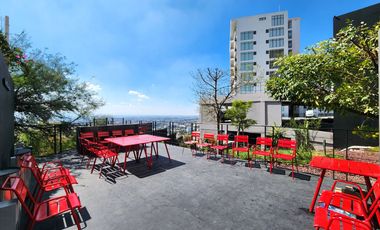 DEPARTAMENTO EN RENTA AMUEBLADO DE 1 RECÁMARA CON AMENIDADES Y SERVICIOS INCLUIDOS, ZONA CAMPANARIO, Qro.