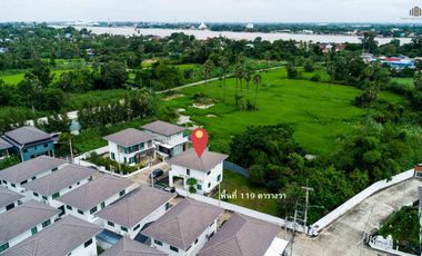 Corner Single House on the Largest Plot in the Project  Mooban Patreeda Avenue 2 (Patreeda Avenue 2), Sam Khok, Pathum Thani  Land size: 118.9 sq.wah