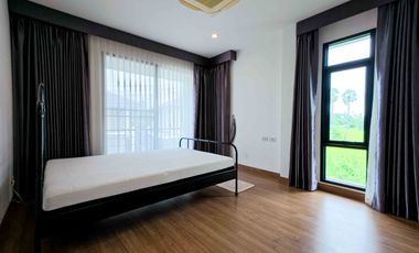 Corner Single House on the Largest Plot in the Project  Mooban Patreeda Avenue 2 (Patreeda Avenue 2), Sam Khok, Pathum Thani  Land size: 118.9 sq.wah