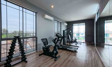 Corner Single House on the Largest Plot in the Project  Mooban Patreeda Avenue 2 (Patreeda Avenue 2), Sam Khok, Pathum Thani  Land size: 118.9 sq.wah