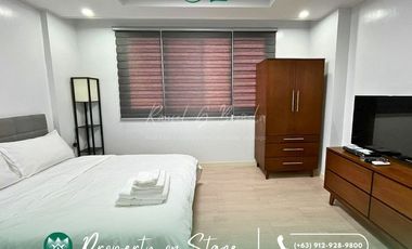 Fully-Furnished Studio Condo Unit for Rent located inside Clark Freeport Zone, Pampanga